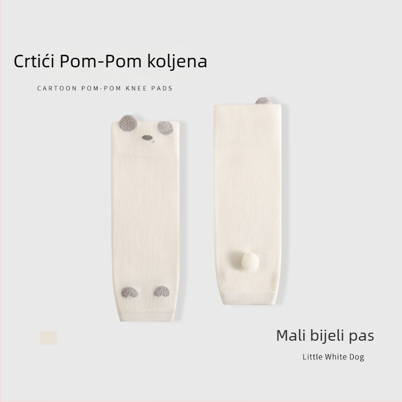 BeBi koljenasti jastučići za puzanje - Sigurnosna Klasa A, Model YR25Q-15032, češirani pamuk, jacquard tkanina, ručno šivani šavovi
