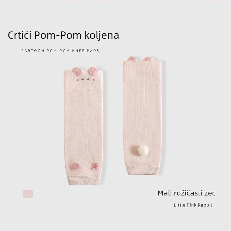BeBi koljenasti jastučići za puzanje - Sigurnosna Klasa A, Model YR25Q-15032, češirani pamuk, jacquard tkanina, ručno šivani šavovi