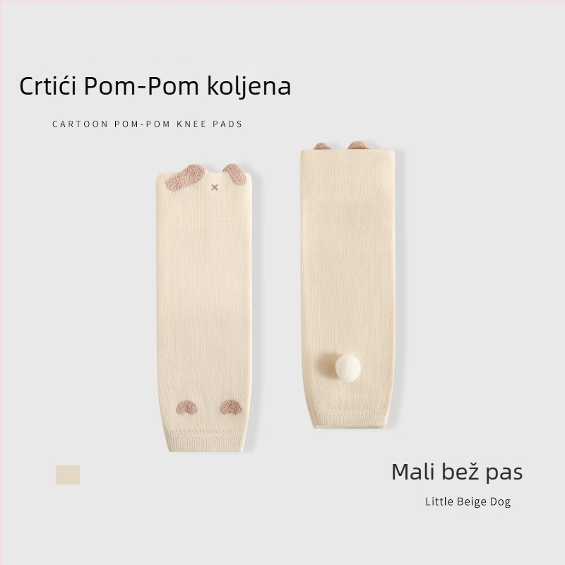 BeBi koljenasti jastučići za puzanje - Sigurnosna Klasa A, Model YR25Q-15032, češirani pamuk, jacquard tkanina, ručno šivani šavovi
