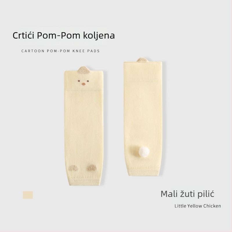 BeBi koljenasti jastučići za puzanje - Sigurnosna Klasa A, Model YR25Q-15032, češirani pamuk, jacquard tkanina, ručno šivani šavovi