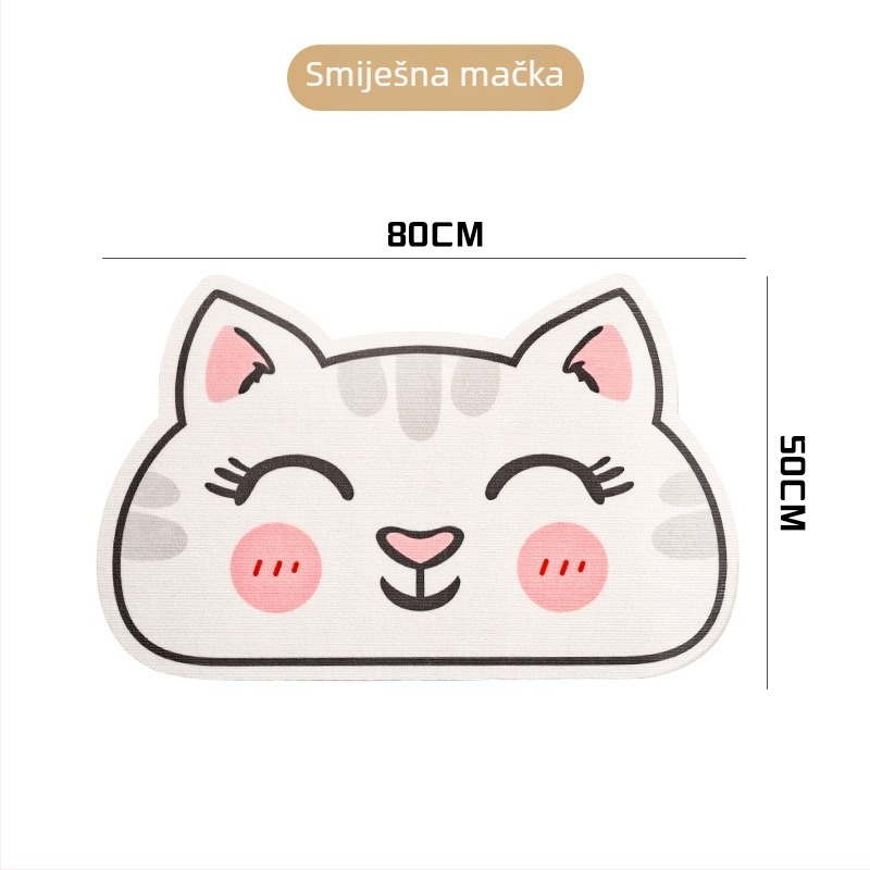 Mačja grebalica – zidna naljepnica, cartoon dizajn, otporna na habanje, poliester, WB marka, 100 komada u pakiranju