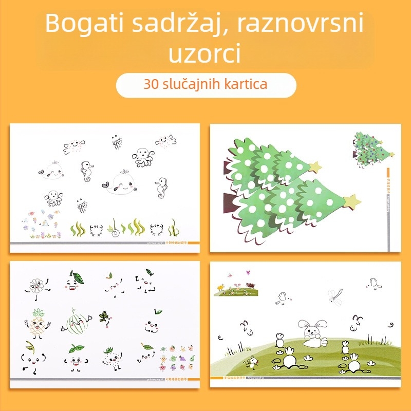 Tanjur za crtanje prstima – poklon za djecu i razrednike; nije uvezeno; IP dozvola: Ne