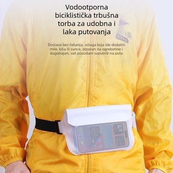 Vodootporna tašna za struk za plivanje i aktivnosti na otvorenom — TPU materijal, kapacitet 0,8 L, vodootporna tkanina