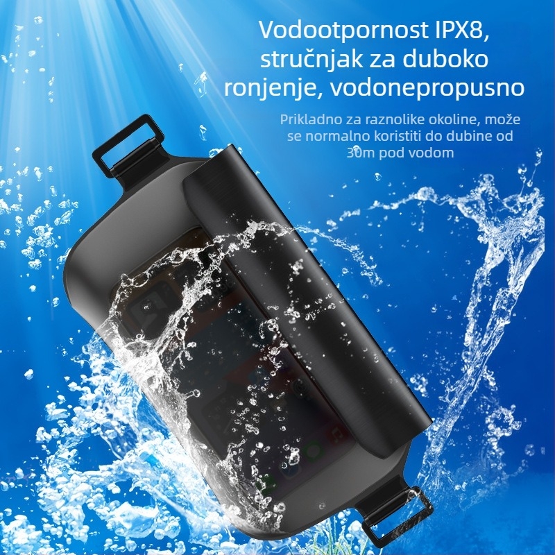 Vodootporna tašna za struk za plivanje i aktivnosti na otvorenom — TPU materijal, kapacitet 0,8 L, vodootporna tkanina