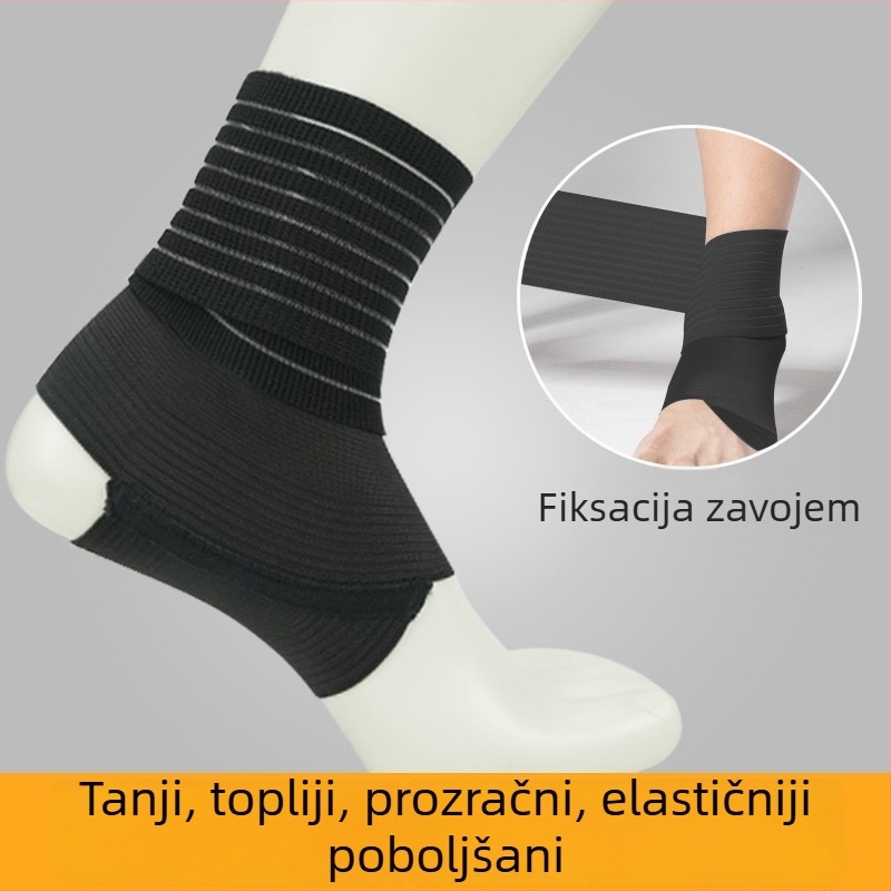 Relix gležanjski ortoz od materijala nylon-latex-silk; fiksacija gležnja; pogodno za trčanje, nogomet i košarku