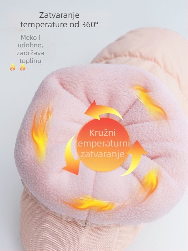 Cipele za ples za balet, žene, zimske, s fleece podstavom, potplat od reljefnog mikrovlakana + TC tkanina