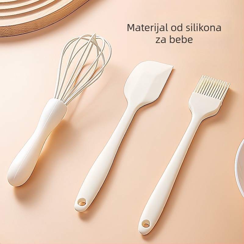 Beijia silikonska spatula: prehrambena kvaliteta, otporna na visoke temperature, četka za ulje, miješalica za jaja, kuhinjski alat za pečenje