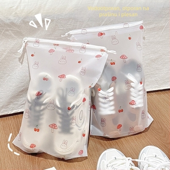 Torba za pohranu cipela sa šnuri – putna torba protiv prašine, otporna na vlagu i plijesan, prijenosna torba za cipele Lemon book (moderan minimalistički stil; torbe za cipele; lansirano 2025)