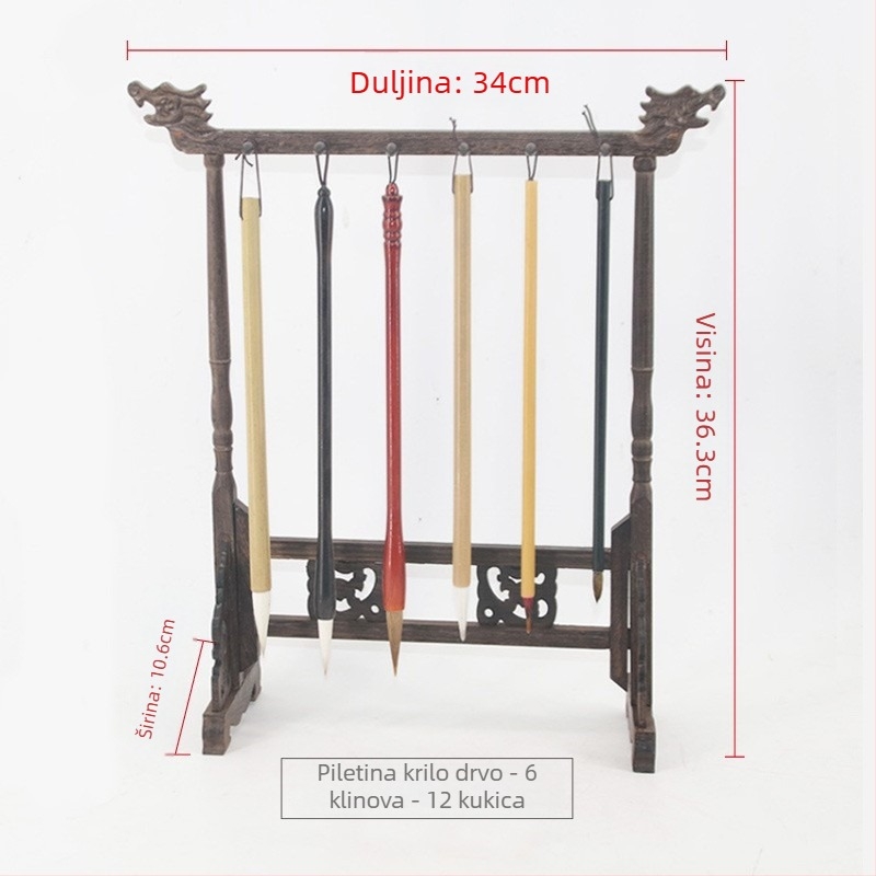 Viseći držač olovaka/četkica – Chicken Wing Wood, Weizhuang