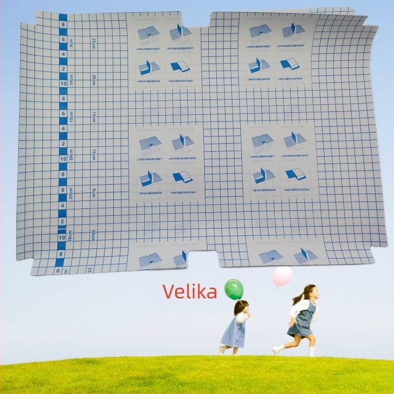 Set zaštitnih korica za knjige – Rui Bo, mali kockasti uzorak, PP materijal