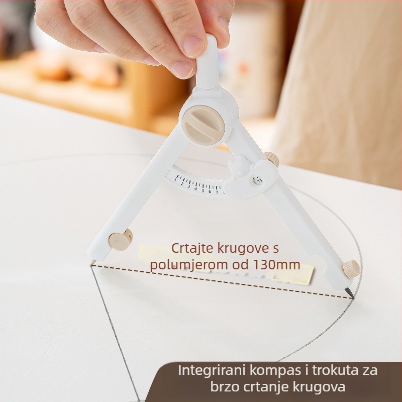 Digitalni kružni pribor za crtanje kružnica i ravnalo – set SS-38-66