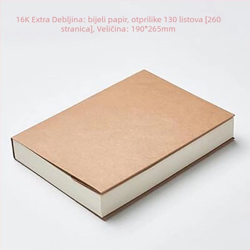 Beležnica Yue zhen s papirnatom omotom, spajanje ljepilom, papir 100 g, stil 19864248