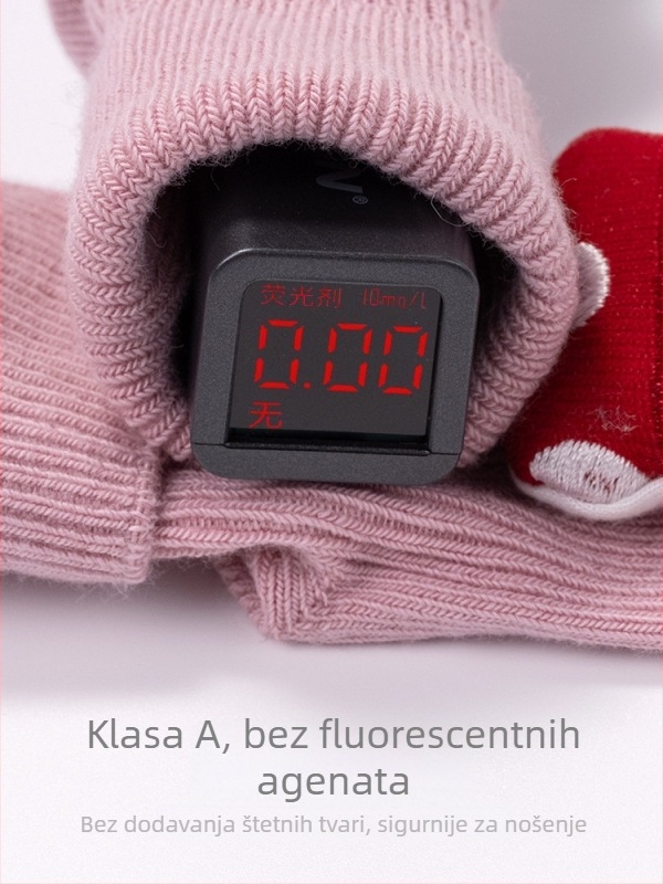 Dječje čarape od combed pamuka, karikaturistički uzorak, dvostruka igla, srednja duljina nogavice