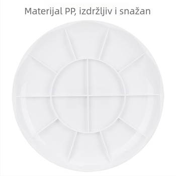 Deli disk paleta za miješanje boja, alat za crtanje za akvarel i gouache