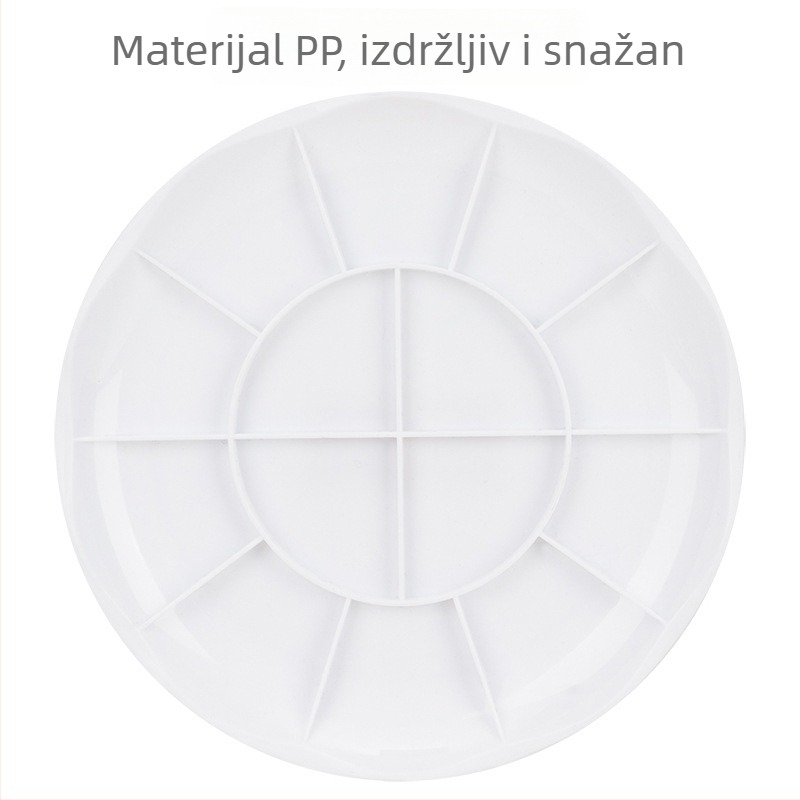 Deli disk paleta za miješanje boja, alat za crtanje za akvarel i gouache