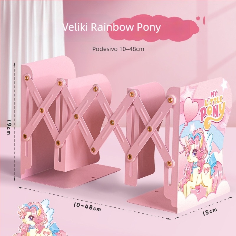 Ispruživi stolni nosač za knjige s držačem za olovku i integriranom policom za knjige — metal, model KBX-3108, brend Kaba Bear, težina 0.8