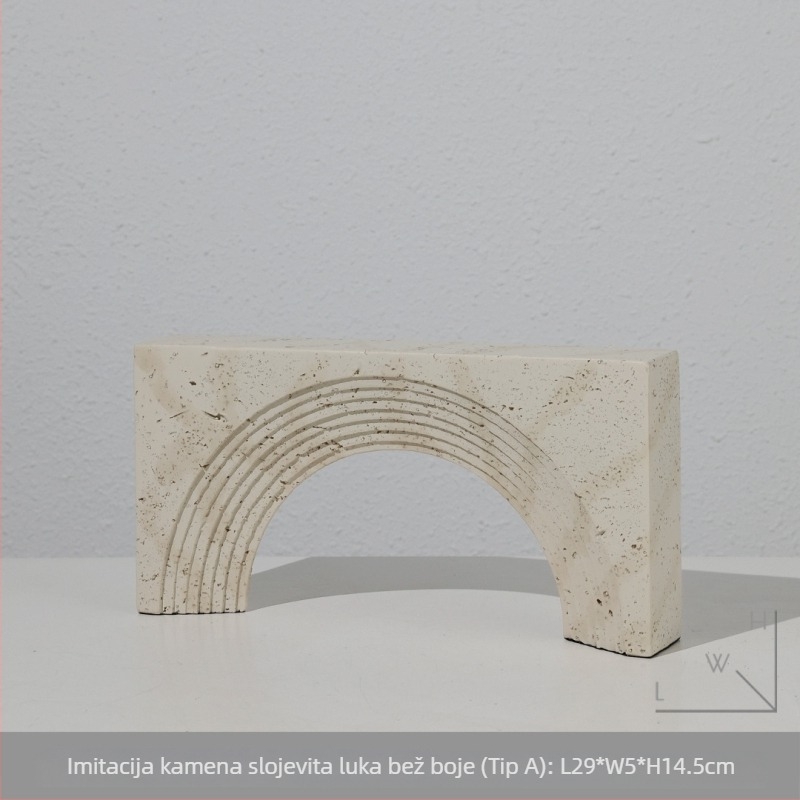 Geometrijski držači za knjige od smole – ukras dnevnog boravka, moderni minimalistički stil, materijal: plast/smola, brend From the South