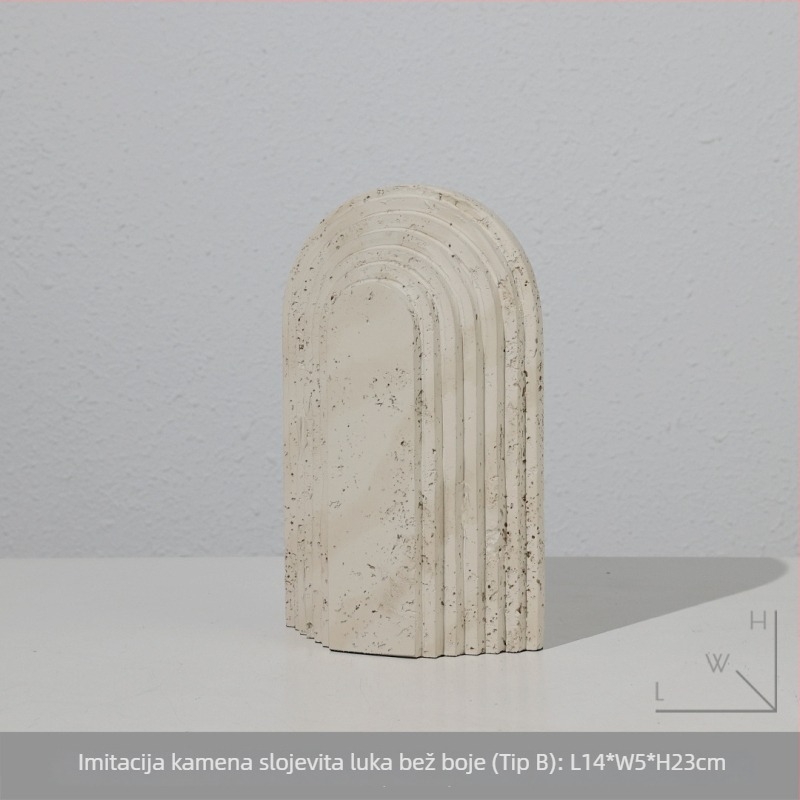 Geometrijski držači za knjige od smole – ukras dnevnog boravka, moderni minimalistički stil, materijal: plast/smola, brend From the South