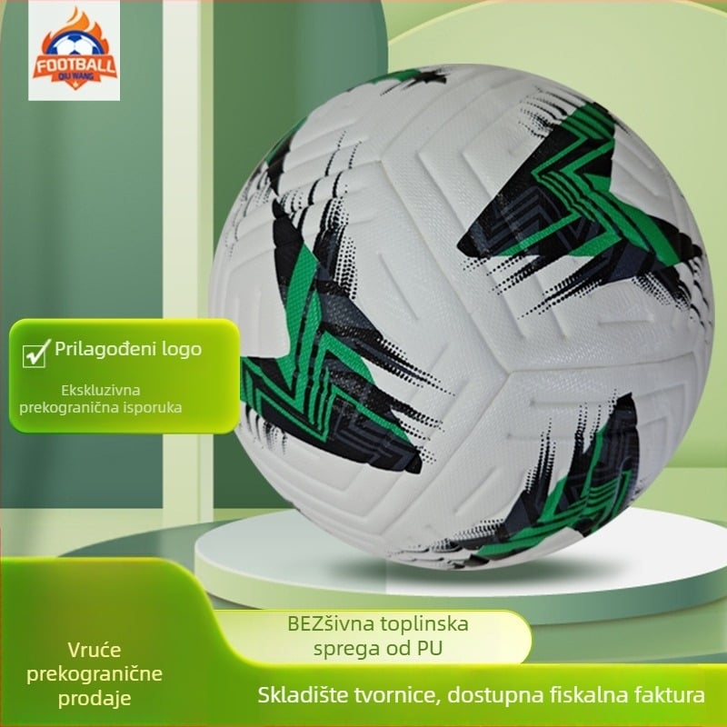 Nogometni set – PU materijal, šavovi s ljepilom, set od 5 lopti, marka QIUWANG, ispisani logotip, mogućnost prilagodbe