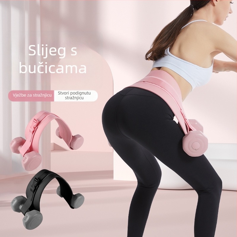 Pojas za trening hip bridge — model Small trainer, 155 g, pogodan za trčanje i fitness