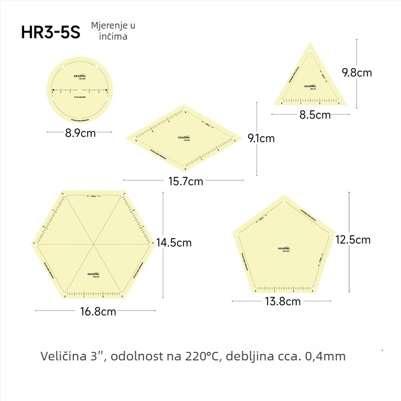 Kolding centimetarska ravnala — plastično tijelo, mogućnost prilagođenog tiska, pakiranje 1/12/240