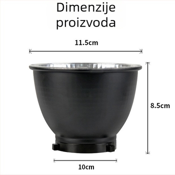 LED fotografijsko svjetlo s abažurom za bajonet, 2700K topla bijela, 220V, domet 3 m, regulacija svjetline