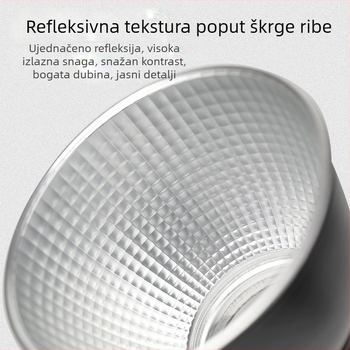 LED fotografijsko svjetlo s abažurom za bajonet, 2700K topla bijela, 220V, domet 3 m, regulacija svjetline