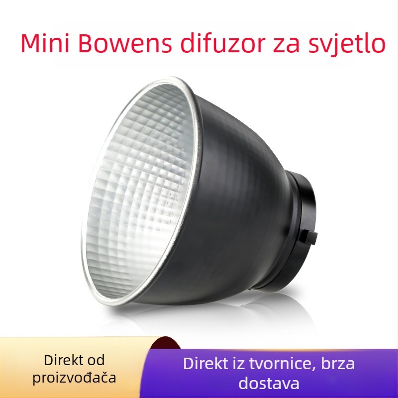 LED fotografijsko svjetlo s abažurom za bajonet, 2700K topla bijela, 220V, domet 3 m, regulacija svjetline