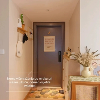 Simcnc ulazni reflektor s senzorom pokreta, COB LED, aluminijsko kućište, visok CRI 95%, 36V max, senzor prepoznavanja tijela