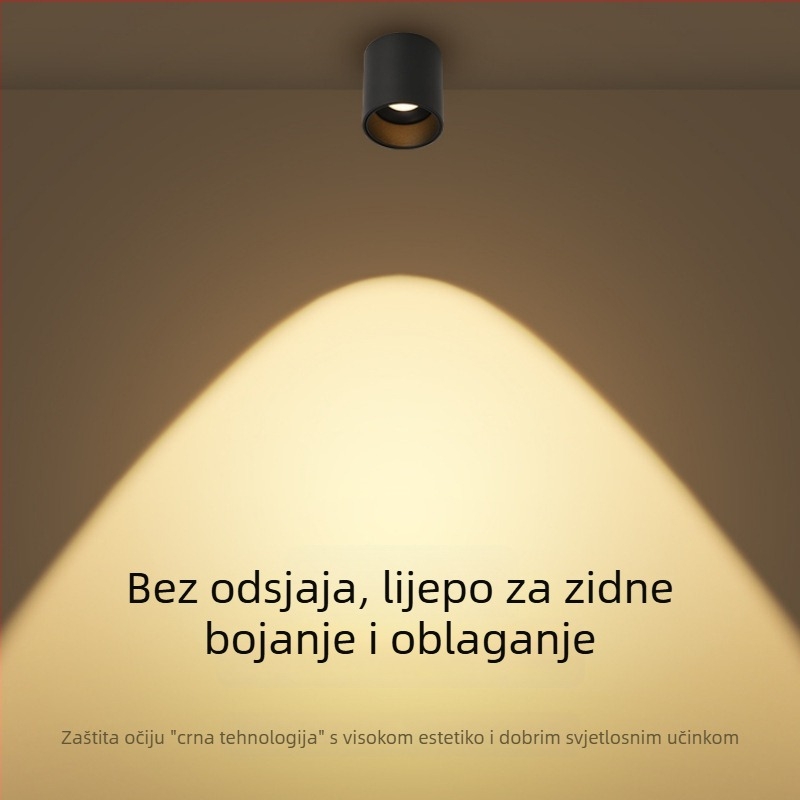 LED downlight s površinskom montažom, 6-10W, 220V, CRI ≥90