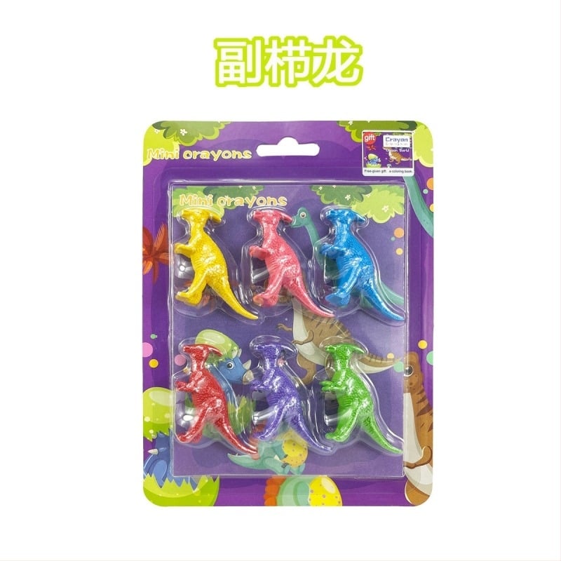 Set za bojanje voskastim bojama s plastičnim oblikom — model XH-040, kružna olovka, serija Styling Crayon, kućište od papira