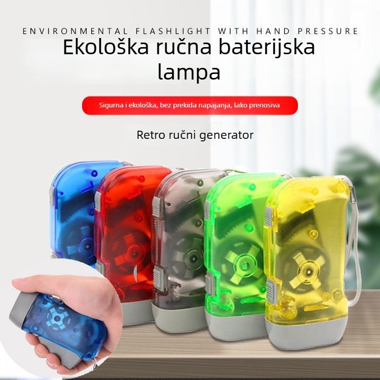 Ručna LED lampica sa samogeneracijom — ultra jasan LED, kompaktna za vanjsku upotrebu, Town Head