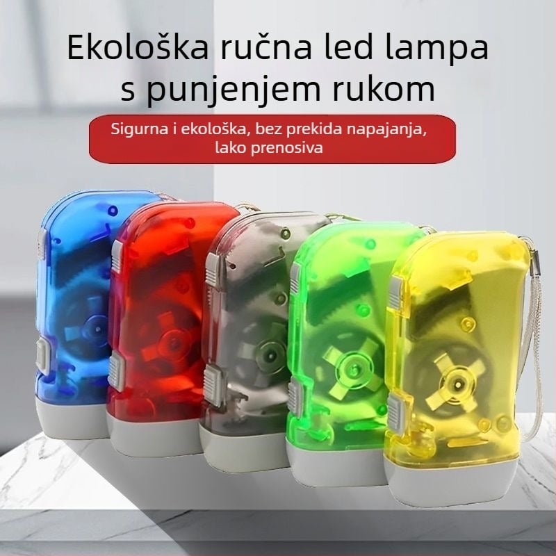 Ručna LED lampica sa samogeneracijom — ultra jasan LED, kompaktna za vanjsku upotrebu, Town Head