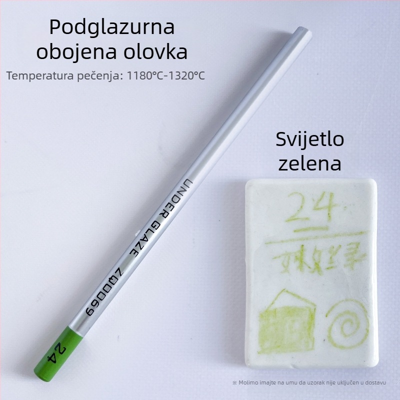 Thiaoohua podglazurne bojice za keramiku, jedna olovka; Materijal: podglazurna boja; Kod proizvoda: Underglaze colored pencil (single); Namjena: keramika slikanje