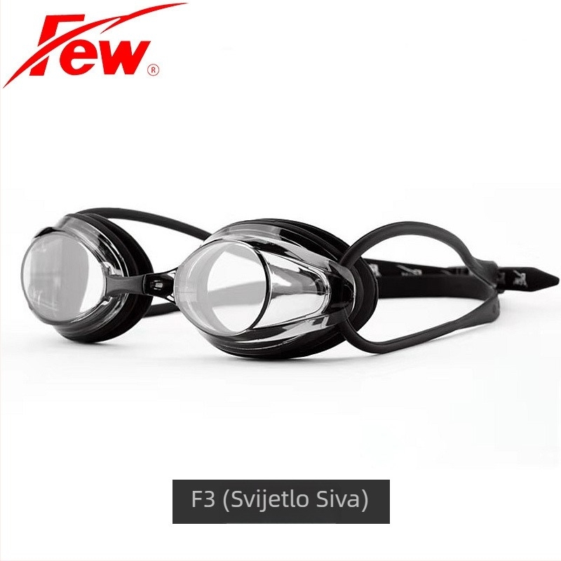 Few F3 plivačke naočale, unisex, anti-fog, vodootporne, za utrke