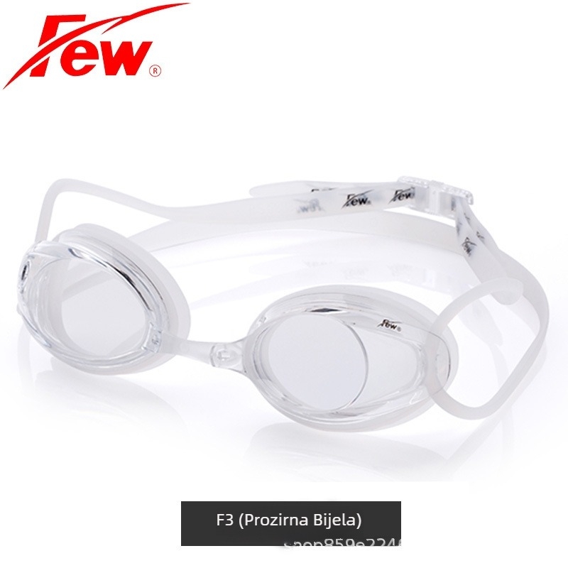 Few F3 plivačke naočale, unisex, anti-fog, vodootporne, za utrke