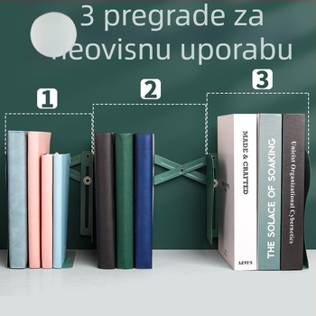 Kappa bear KBX-2041 proširivi metalni držač knjiga za stol – materijal: metal, model: KBX-2041, specifikacije: 210, neto težina: 0,9 kg