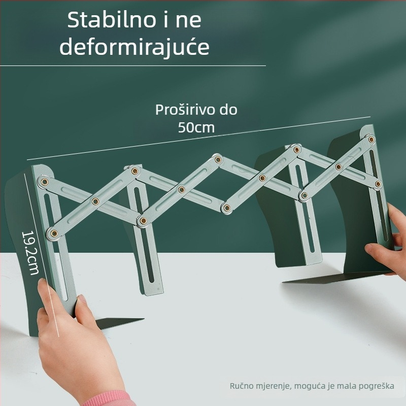 Kappa bear KBX-2041 proširivi metalni držač knjiga za stol – materijal: metal, model: KBX-2041, specifikacije: 210, neto težina: 0,9 kg