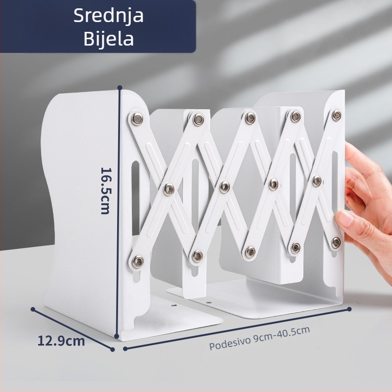 Kappa bear KBX-2041 proširivi metalni držač knjiga za stol – materijal: metal, model: KBX-2041, specifikacije: 210, neto težina: 0,9 kg
