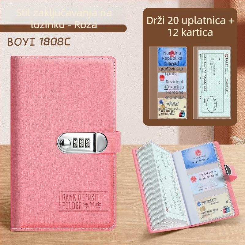 Arhivska mapa s jednim klipom, PU koža, mogućnost tiska logotipa