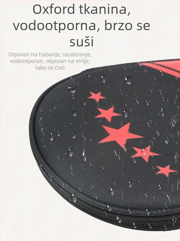 Torba za raketu stolnog tenisa u obliku dinje, od Oxford platna, s mogućnošću personalizacije logotipa, pogodna za stolni tenis i tenis s perjem