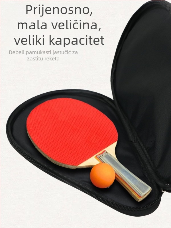 Torba za raketu stolnog tenisa u obliku dinje, od Oxford platna, s mogućnošću personalizacije logotipa, pogodna za stolni tenis i tenis s perjem