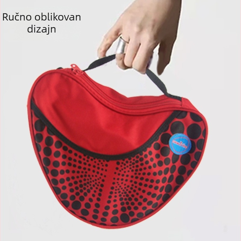 Torba za raketu stolnog tenisa u obliku dinje, od Oxford platna, s mogućnošću personalizacije logotipa, pogodna za stolni tenis i tenis s perjem