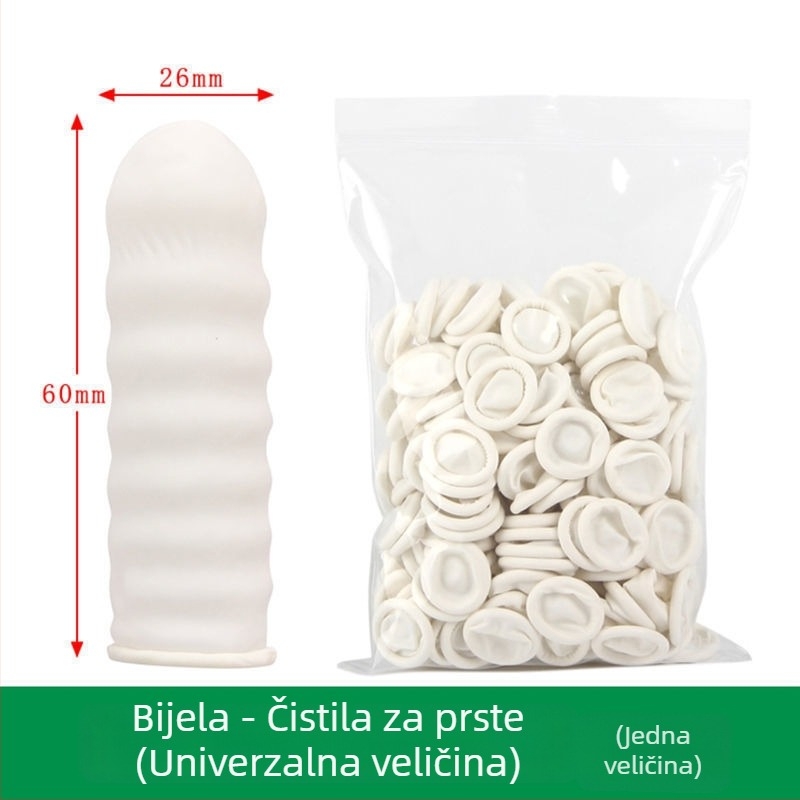 Jednokratne silikonske navlake za prste i palac – otporne zaštitne rukavice, debeli dizajn