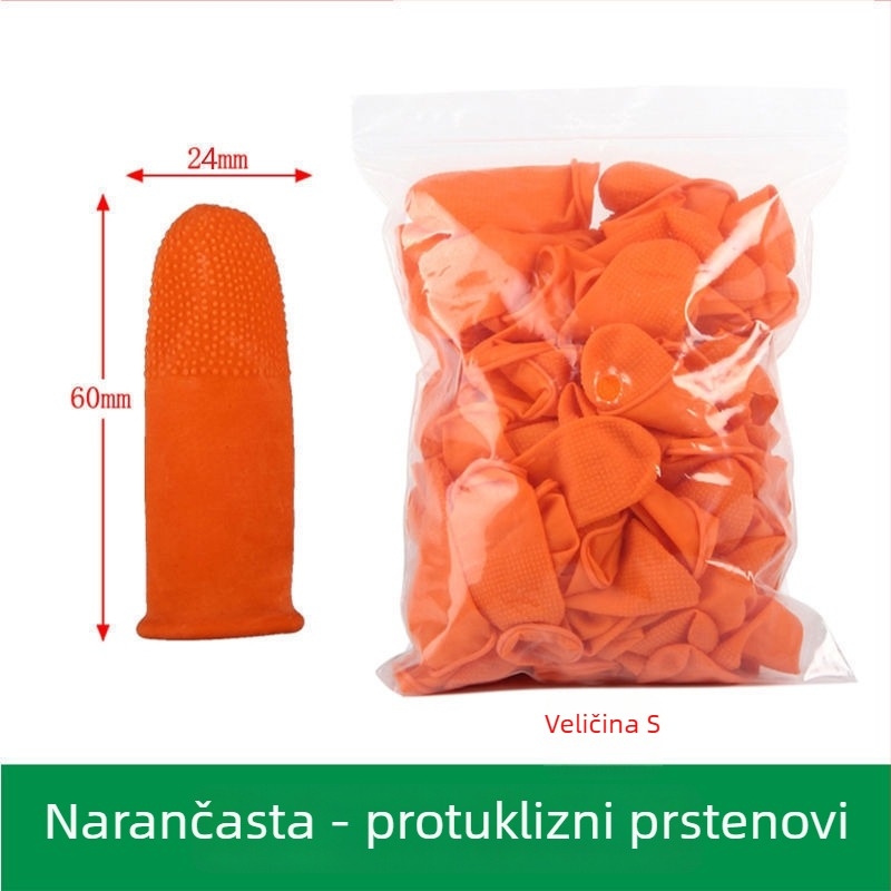 Jednokratne silikonske navlake za prste i palac – otporne zaštitne rukavice, debeli dizajn