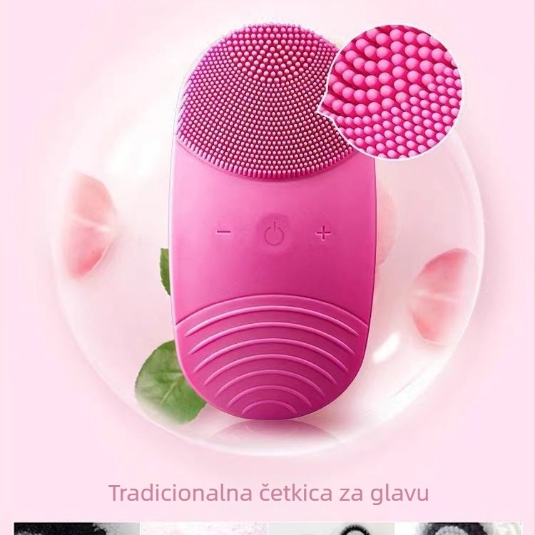 Estma silikonski uređaj za čišćenje lica, električni čistač pora, uklanjanje crnih mrlja, kućna upotreba