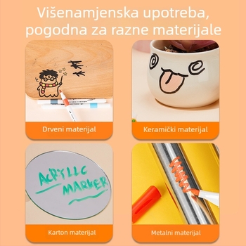 Akrilni marker s vodnom bazom za DIY slikanje i grafite – Next Door Pinchuang