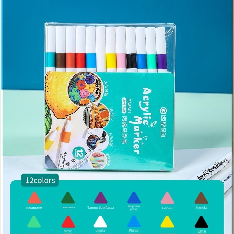 Akrilni marker s vodnom bazom za DIY slikanje i grafite – Next Door Pinchuang
