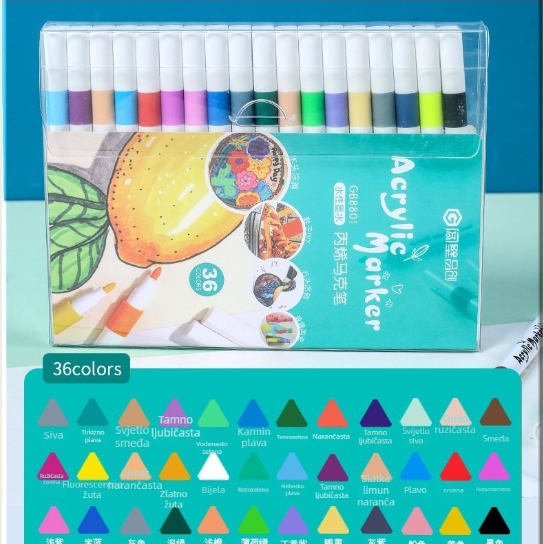 Akrilni marker s vodnom bazom za DIY slikanje i grafite – Next Door Pinchuang