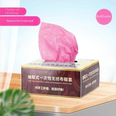 Jednokratne navlake za cipele od PE, vodootporne i otporne na prašinu, debeli dizajn, 100 komada